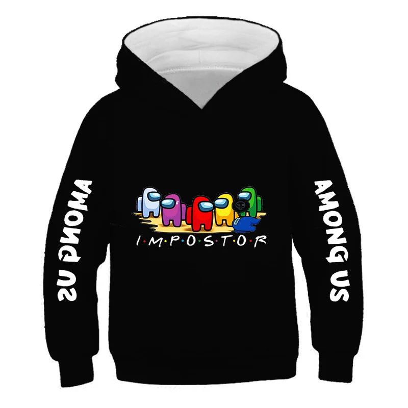 

New Children's Game Among Us Sweatshirt Children For Boys A Boy Girls Kids Kid's Hoodies Child Baby Cotton Cartoon Tops Clothing