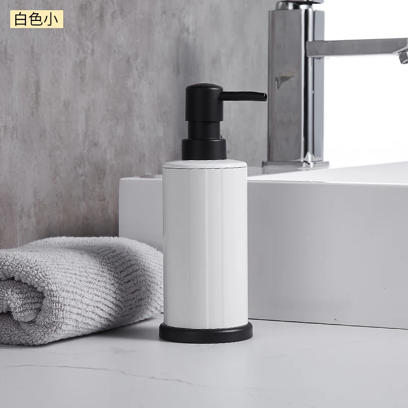 

Black Soap Dispenser Household Toilet Hand Sanitizer Detergent Bottle Kitchen Hotel Push Type Hand Sanitizer Machine