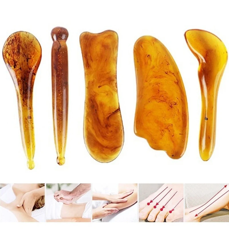 

1pcs Gua Sha Scraper Massager Tools For Face Neck Back Body Acupuncture Gouache Scraper Jade Guasha Stone Board Natural