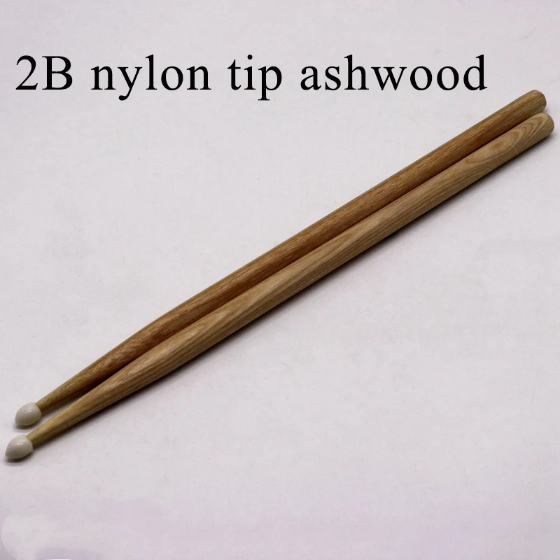 Хорошее качество 2B нейлоновый наконечник барабанная палочка ashwood