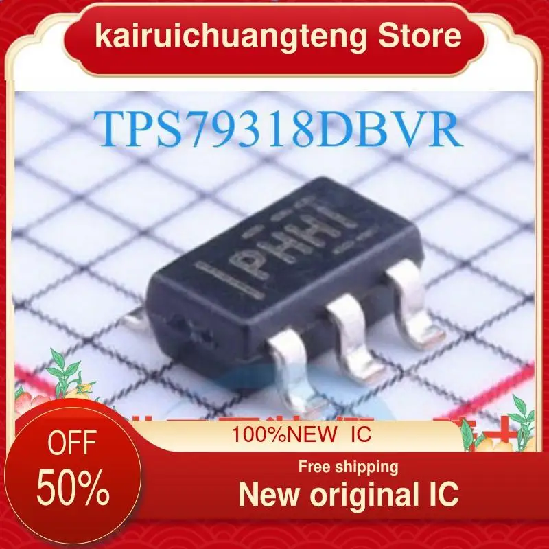 

10PCS TPS79318DBVR TPS79318DBV PHHI SOT23-5 nuevo original