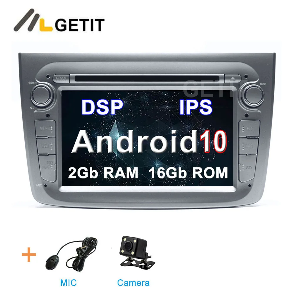 2G CAMERA-DSP 64G DSP Android 10 Автомобильный DVD стерео Мультимедиа Радио gps для Alfa mito - Цвет: 2G CAMERA-DSP