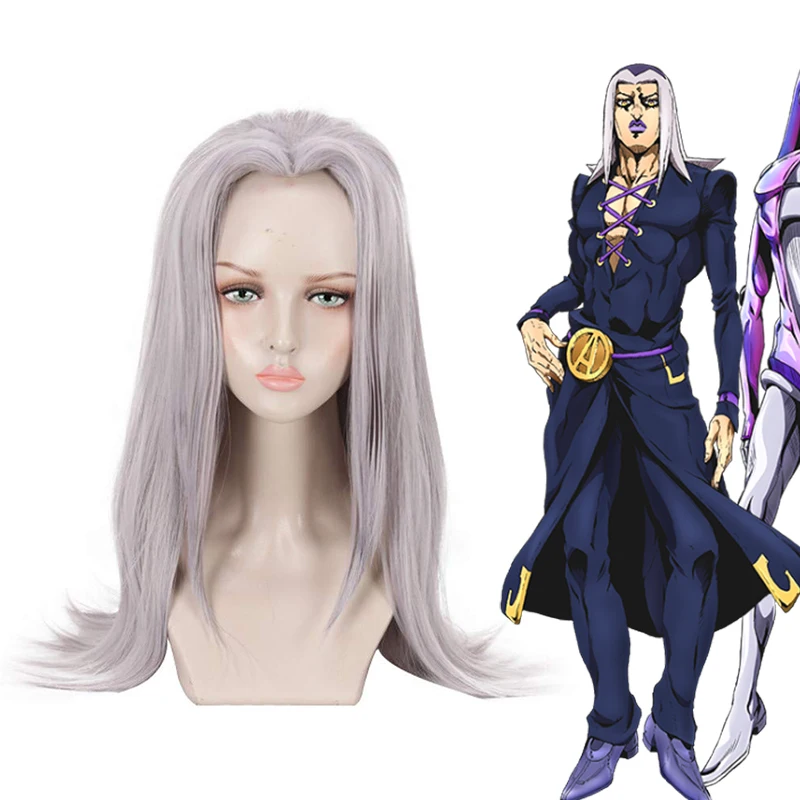 Аниме Comic Jojo's причудливое приключение Косплей парики Leone Abbacchio косплей парик