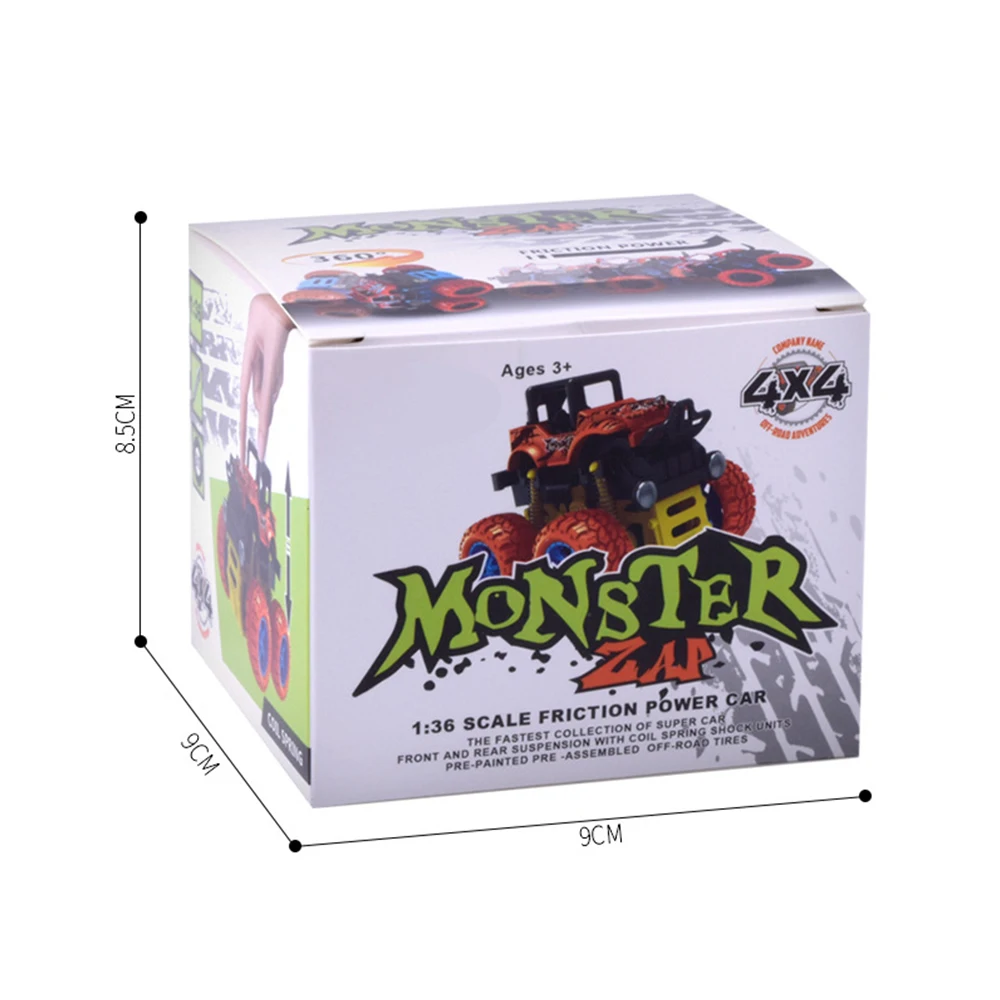 Мини инерционный внедорожник для маленьких детей четыре колеса пластиковый