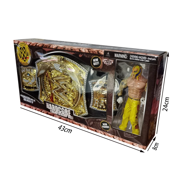 Cinturones de campeonato de luchadores, figuras de personajes de acci&oacute;n, juguetes de ocupaci&oacute;n, cintur&oacute;n de lucha libre, Gladiadores, modelo de Fans, regalo para ni&ntilde;os-5