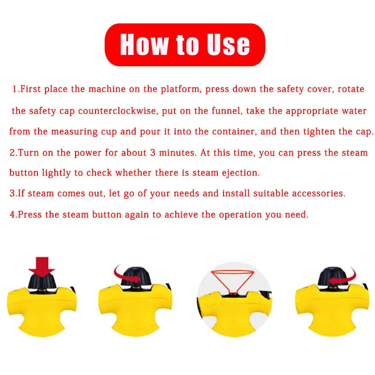 

220~240V Handheld Steam Cleaners Sterilizer Sprayer Disinfection Home Kitchen Office Room Cleaning Tool For Carpet Clothes