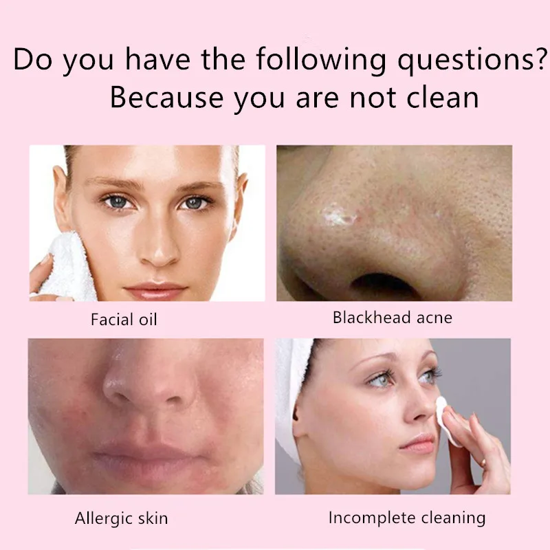 Электрическая USB щетка для чистки лица устройство глубокой очистки