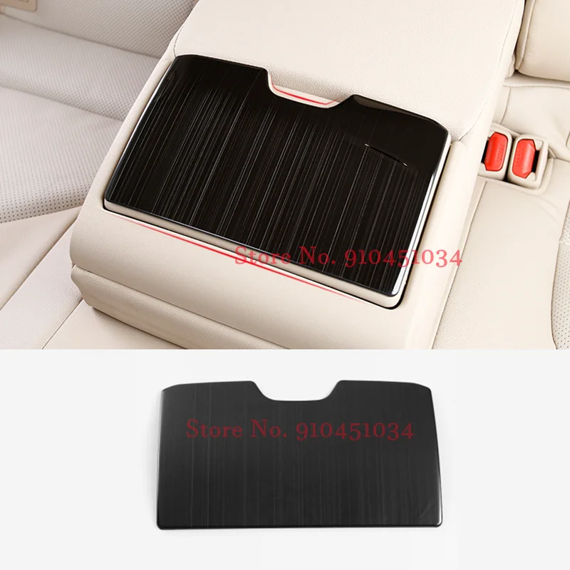 

For Toyota Camry 2018 2019 Rear Seat Cup Holder Cover Interior Stainless Steel Water Cup Panel Decoration Styling Accessories