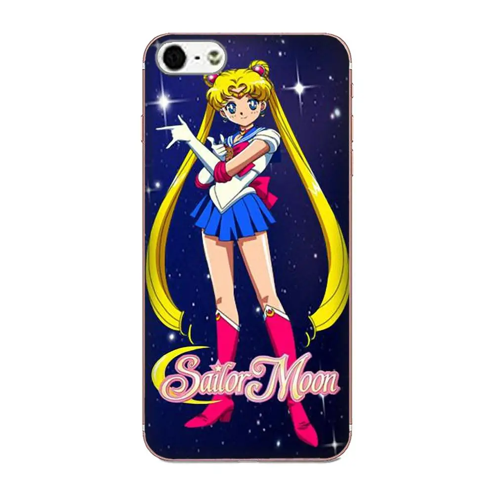 For Sony Xperia Z Z1 Z2 Z3 Z4 Z5 compact Mini M2 M4 M5 T3 E3 E5 XA XA1 XZ Premium TPU Patterns Japanese Anime Cute Sailor Moon | Мобильные