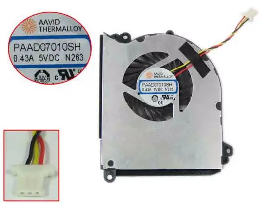 

3-проводной серверный вентилятор AAVID GS30 PAAD07010SH N263 DC 5V 0.43A