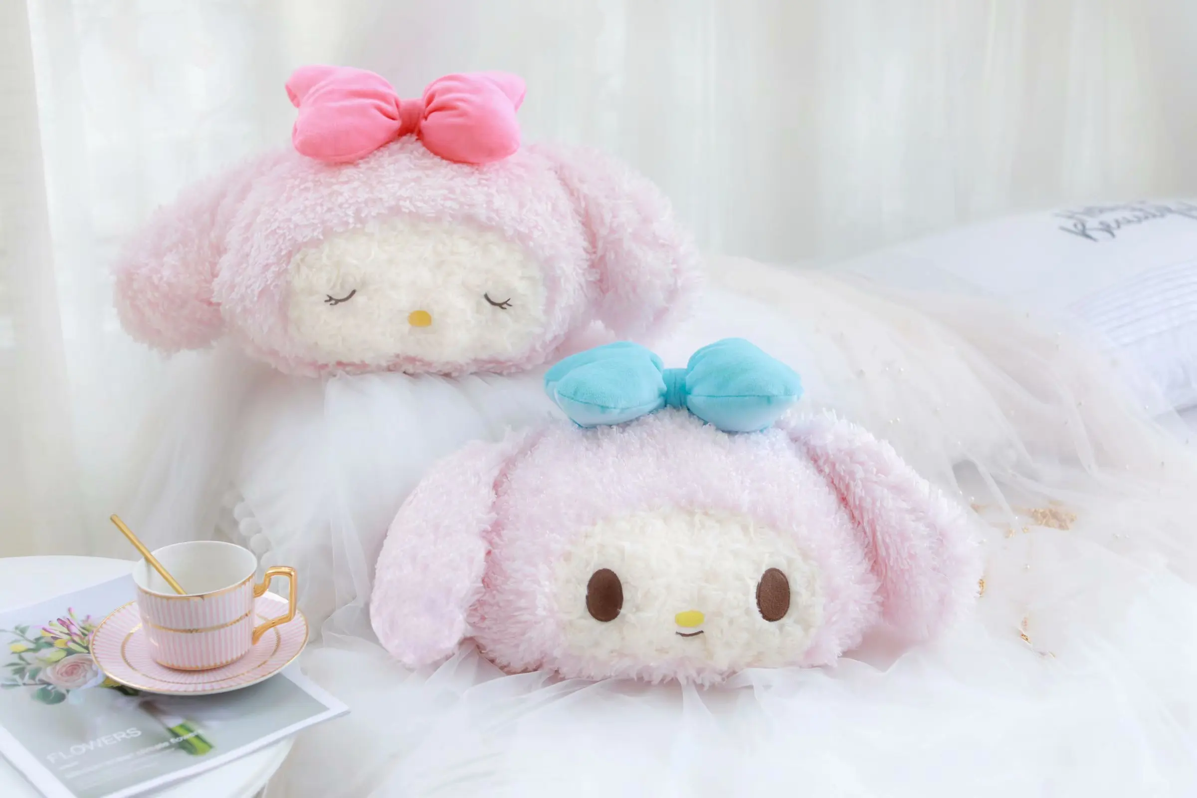 Kawaii мультфильм кролик мой музыкальный плюшевый сумка на плечо; сумка-мешок милая кукла-кролик подходит для девочек красивые подарки