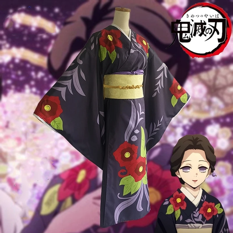 Аниме Comic Demon Slayer Kimetsu no Yaiba карнавальный костюм японское кимоно Униформа платья