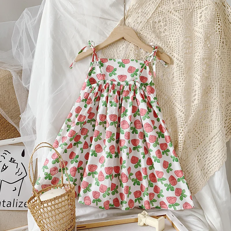 Girl Princess Dress New Summer Kid Girls Floral Sweet Children Party Suits Butterfly Costume Clothing | Детская одежда и обувь