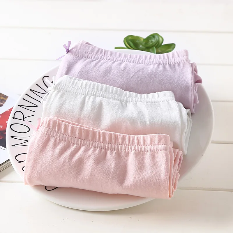 

Children's Panties 3 PCS Girls Cotton Boxer Briefs Toddler Panties Girls Under Shorts Teenagers Panties Kids Underwear 2-18Y