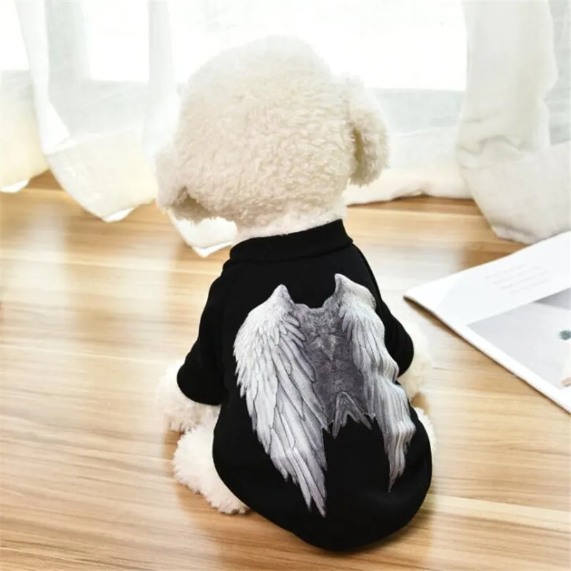 

Cartoon Dog Hoodie Small Pet Dog Clothes Printed Warm Sweater Shirt for Chihuahua Teddy Yorkshire Schnauzer Poodle Bichon Coat
