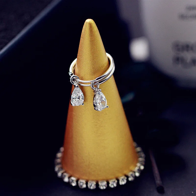 Серьги-клипсы серебряного цвета с австрийскими кристаллами висячие серьги для