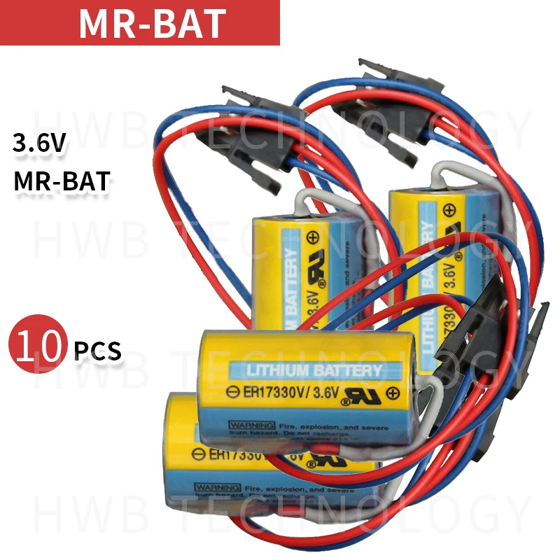 10 упак. Новый оригинальный для Mitsubishi ER17330V MR BAT CNC 3 6 V 1700mah литиевая батарея plc
