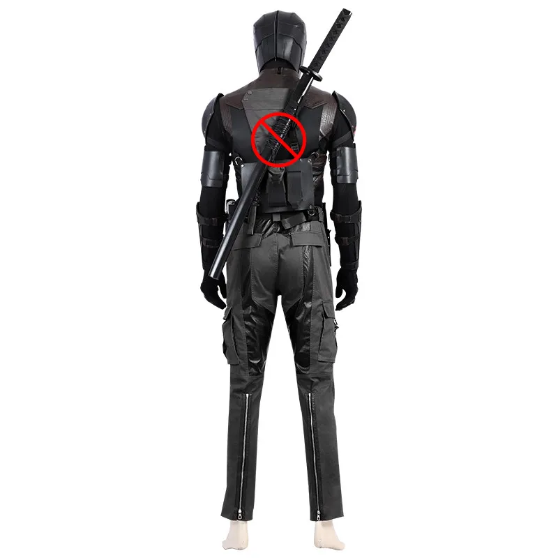 G I Joe Retaliation Cosplay Costume Snake Eyes Cosplay Outfit for Adult Men Halloween Suit Custom Made