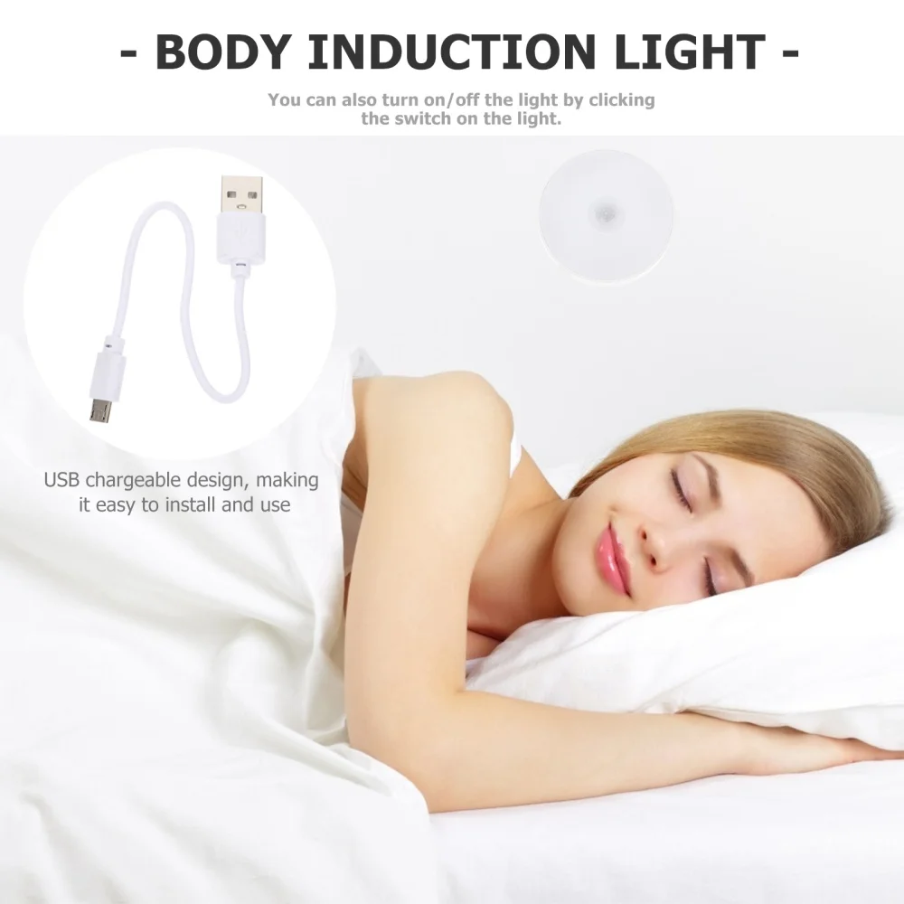 

1pc Intelligent Body Induction Lamp Home LED Wall Household Corridor Lamp