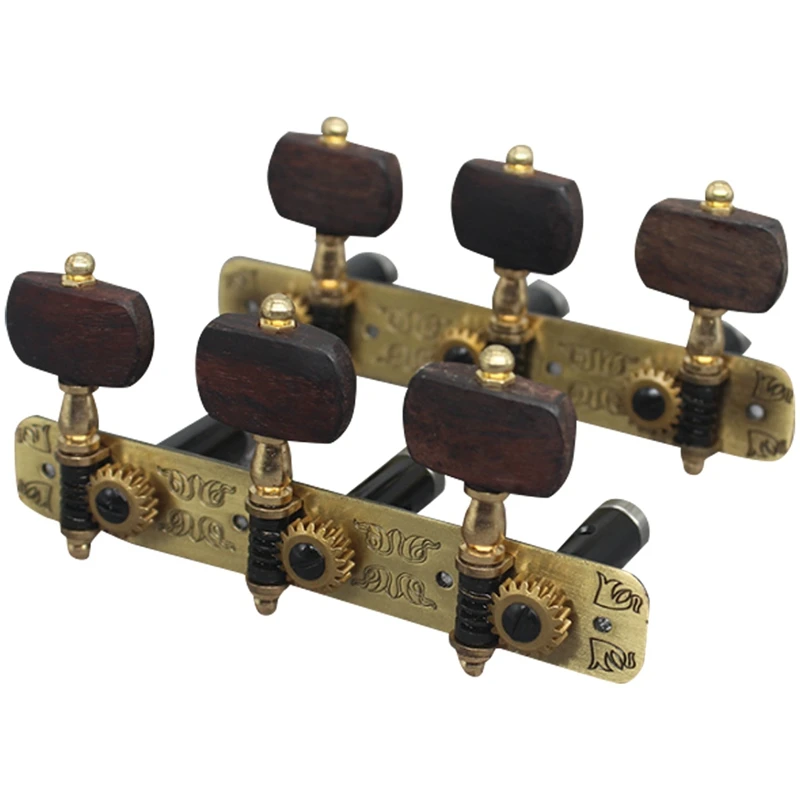 

2Pcs Clical Guitar Tuners Tuning Key Pegs Machine Heads for Acoustic Folk Clical Guitars