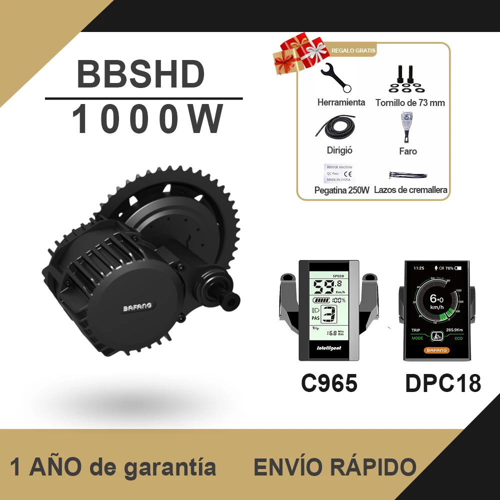 Мотор Bafang 48 в 1000 Вт BBSHD BBS03 8FUN Средний приводной двигатель комплект для