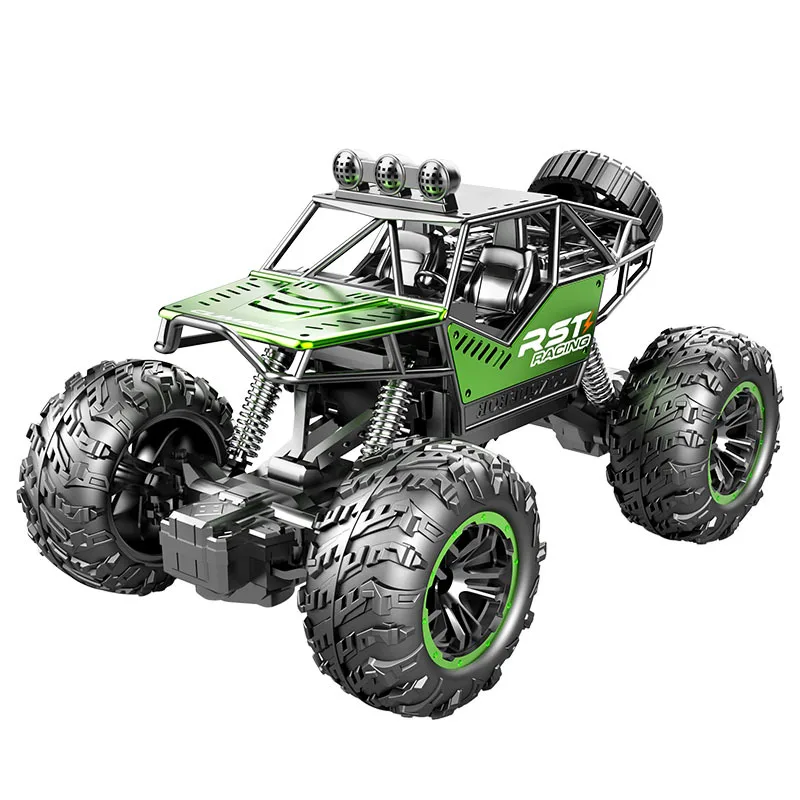 

1:18 New Rc Car Children RC Climbing Car Toy Rechargeable Off-road Car Model Big-wheel Alloy Car For Kids