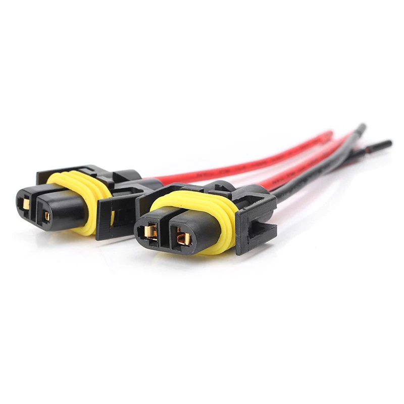 

Heat resistant Fog Light Heavy duty High efficient Lamp connector 2pcs Set Female Adapter For Headlight Hot sales Practical