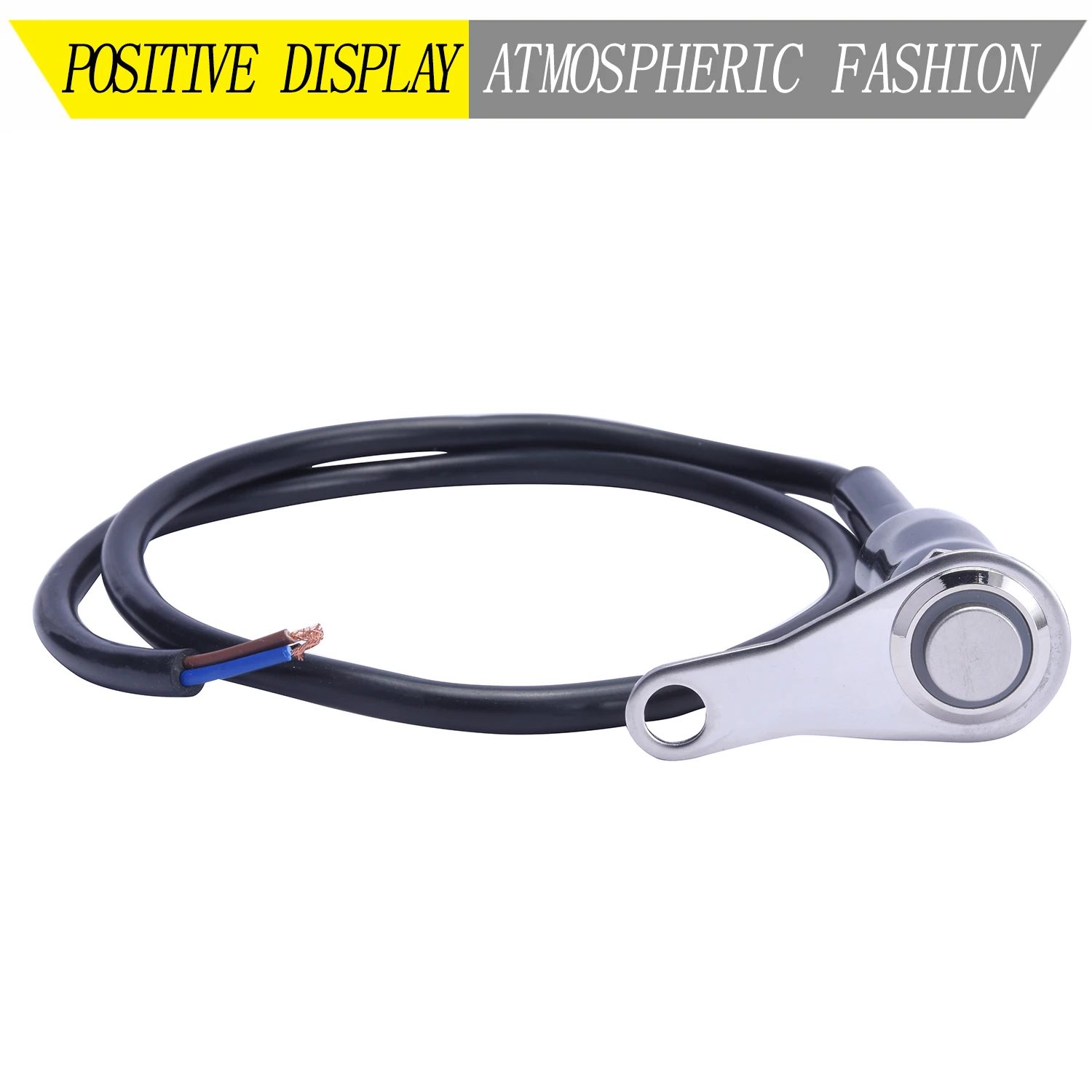 

3-проводная 7/8 дюймов руль мотоцикла из алюминиевого сплава, переключатель включения/выключения фары со светодиодной подсветкой, водонепро...