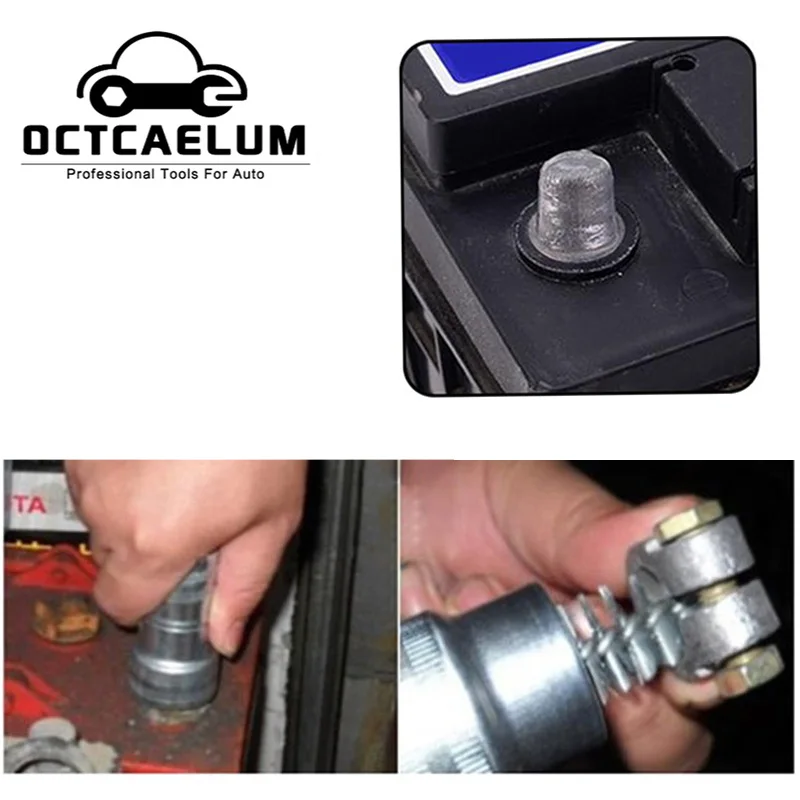 Универсальная щетка для чистки клемм аккумуляторных батарей VW Audi Toyota Honda BMW Mercedes