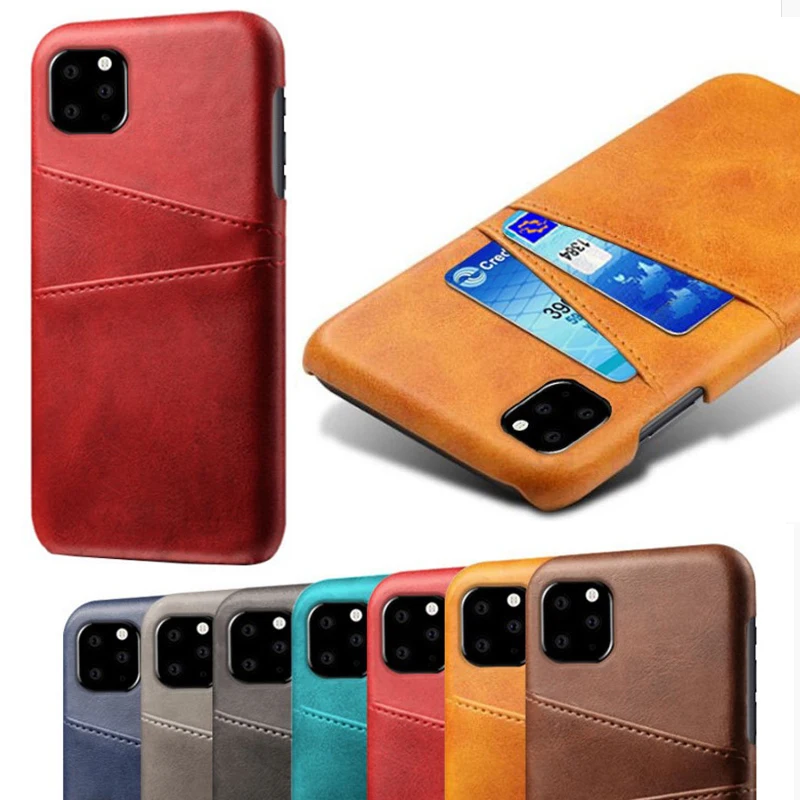 Для samsung Galaxy S10 Plus Lite S9 S8 Note 8 9 Чехол кожаный с отделением для карт задняя крышка