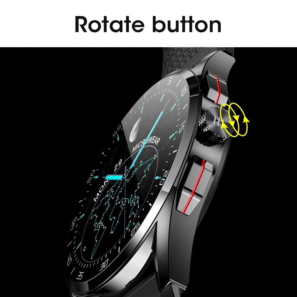 LYKRY M3 Smart Watch Men Women 1.3inch Screen Bluetooth Call HeartRate IP68 Waterproof DIYface Watches Wristband For Android ios |