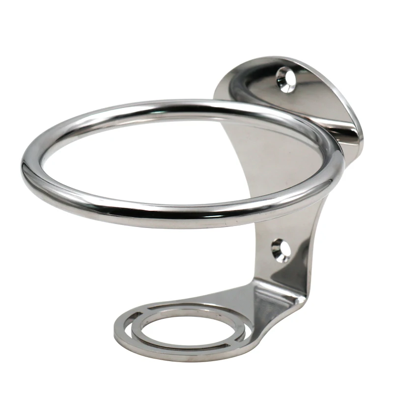 

Boat Ring Cup Holder 316 Stainless Steel Ringlike Drink Holder for Car, Truck, RV, Van, Boat and Much More