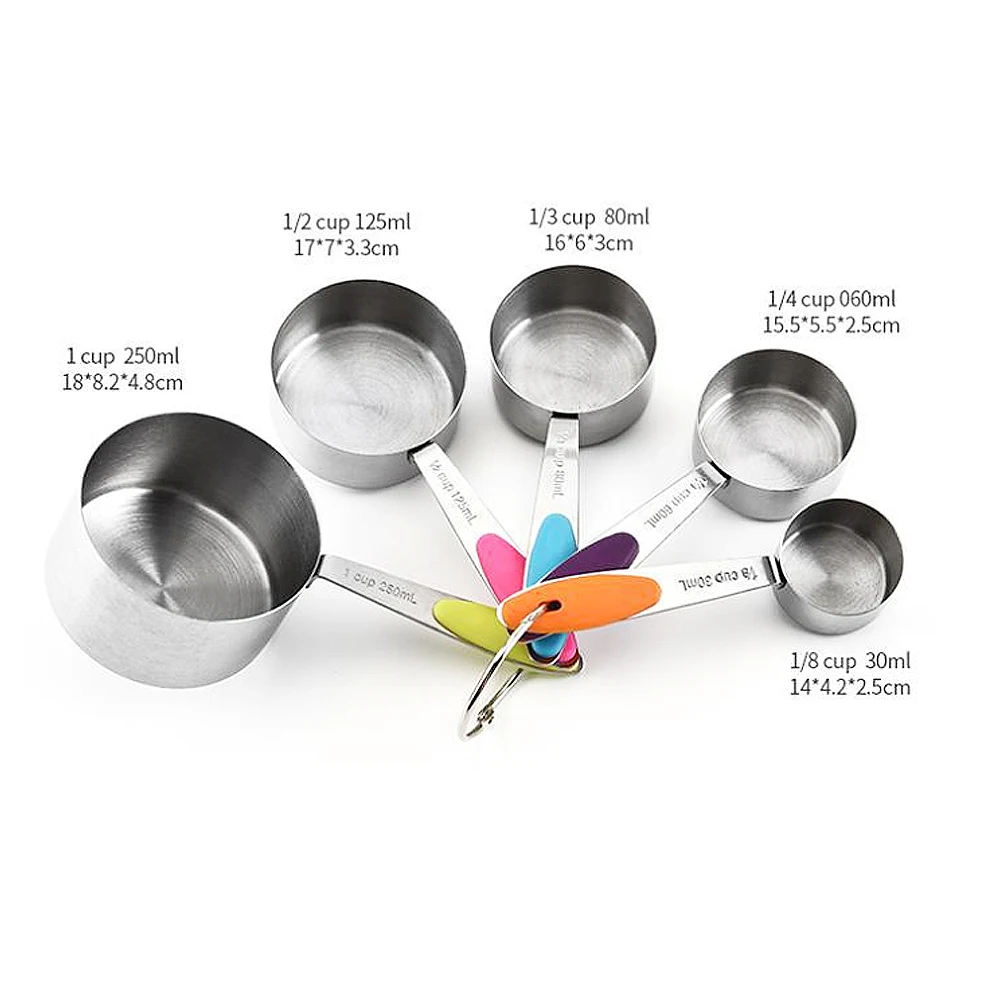 10 шт./компл. мерные чашки и ложки из нержавеющей стали премиум класса