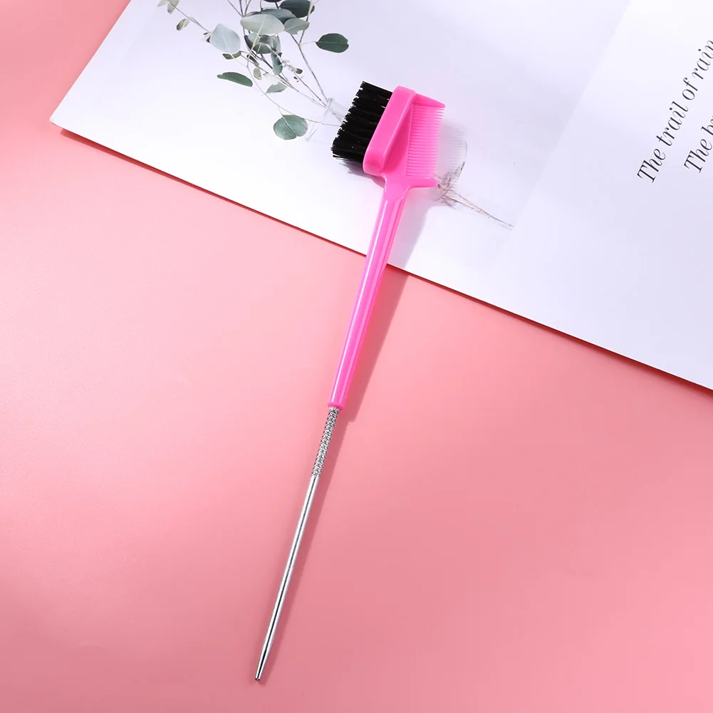 Многоцветная гелевая щетка для волос с управлением краями двухсторонняя