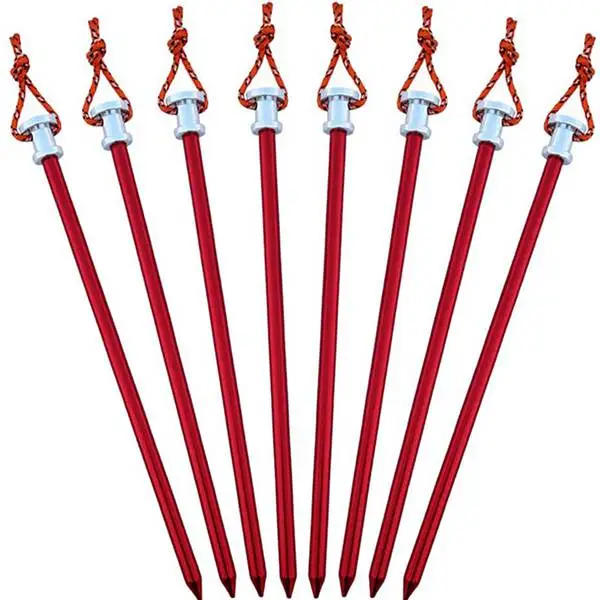 

8Pcs Tent Stakes Pegs 23cm Tent Stakes Heavy Duty Outdoor Tent Nail for Camping Hiking Picnic Blanket Beach Mat Yard