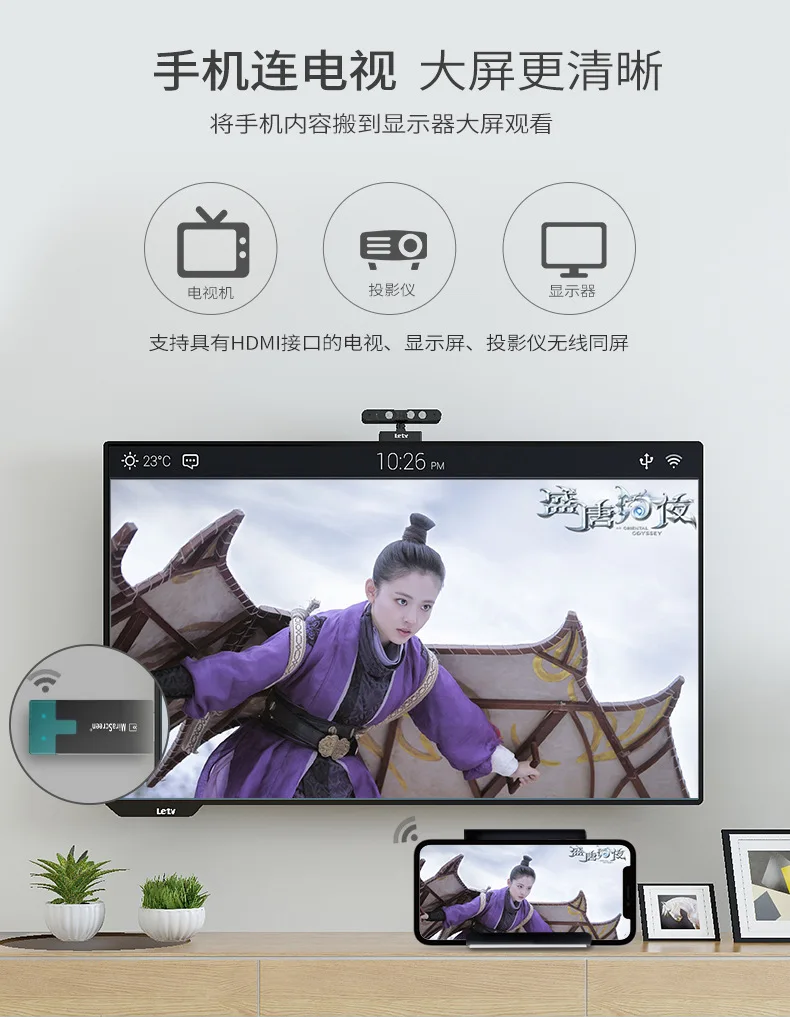 Mira экран D Серия tv Stick 5G+ 2,4G двухдиапазонный беспроводной проекционный экран 1080p беспроводной HDMI же экран
