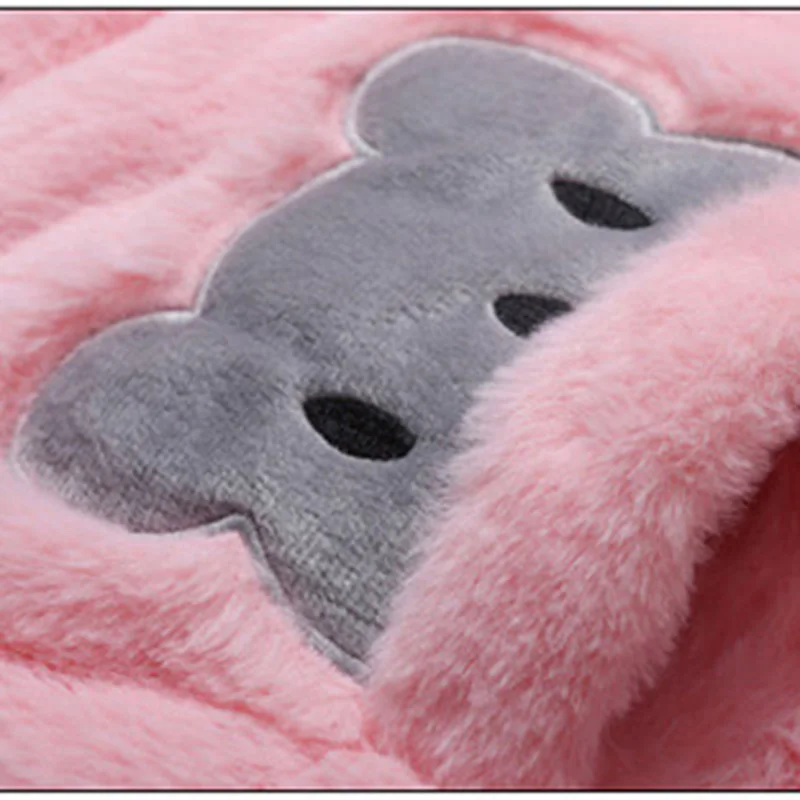 Мультяшная детская одежда пальто мягкая теплая зимняя верхняя для девочек