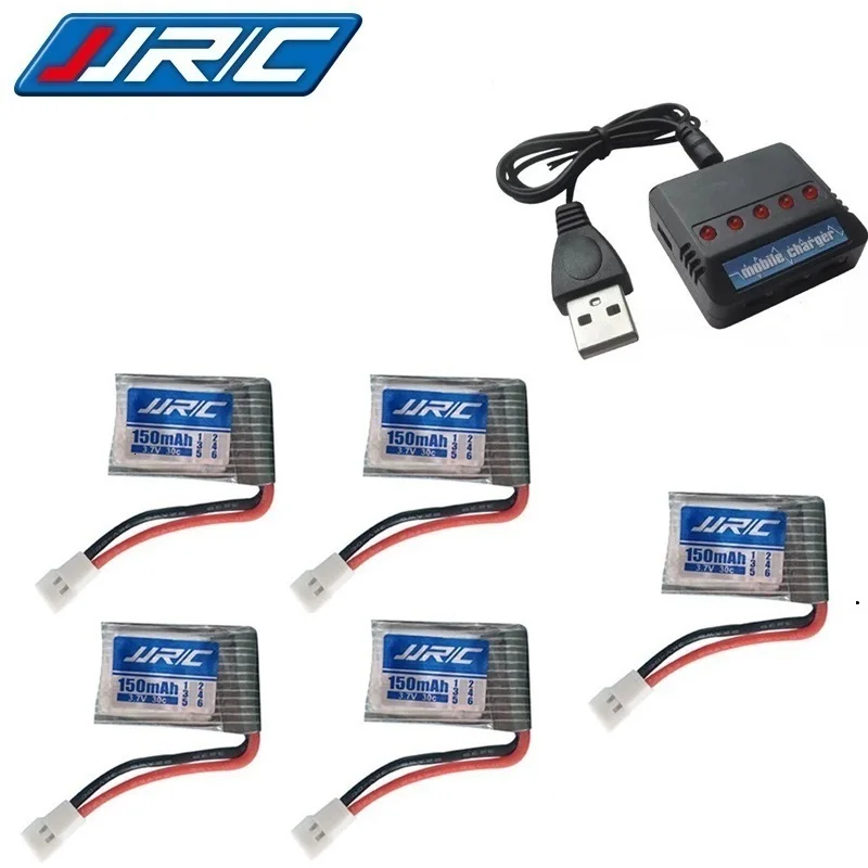 JJRC H8Mini 3,7 v 150mah 30C батарея для H2 H8 H48 U207 с(5 в 1) Зарядное устройство RC Quadcopter запасные части 3,7 v LIPO батарея для H8