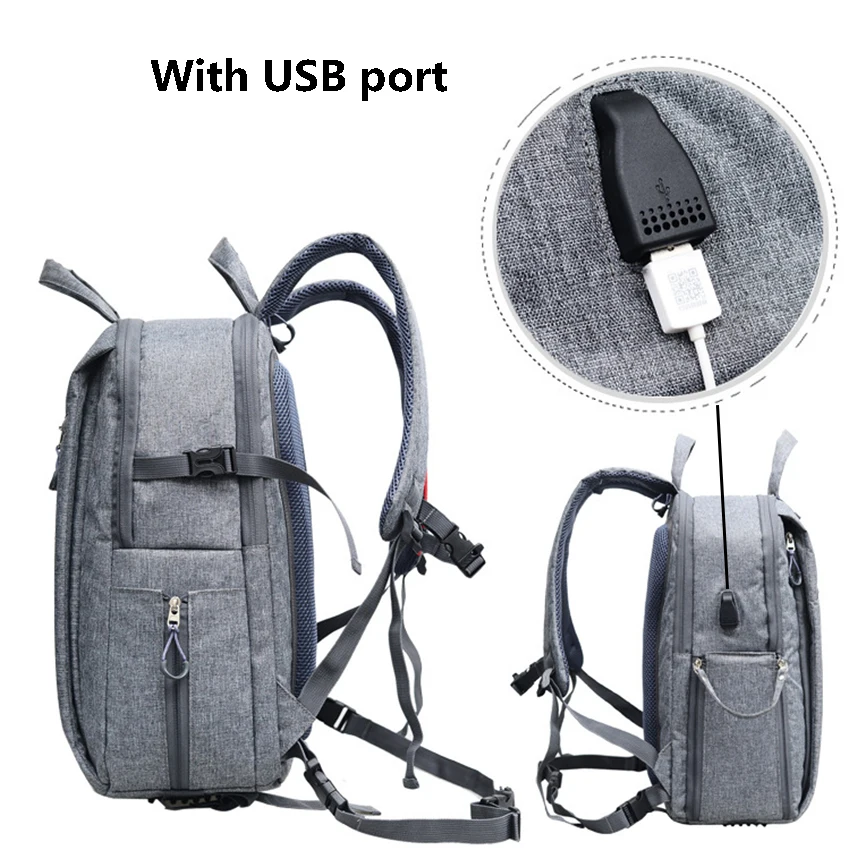 Ourdoor многофункциональные сумки через плечо с отделениями для Canon Nikon DSLR камеры