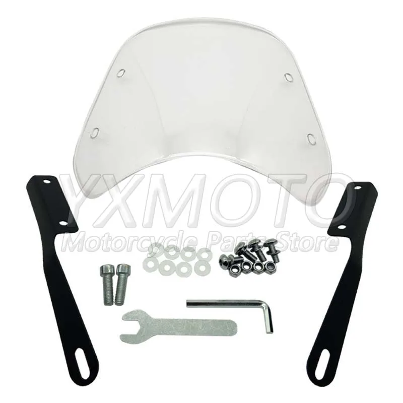 Цветная наклейка на лобовое стекло мотоцикла прозрачное подходит для Harley Honda Chuanqi