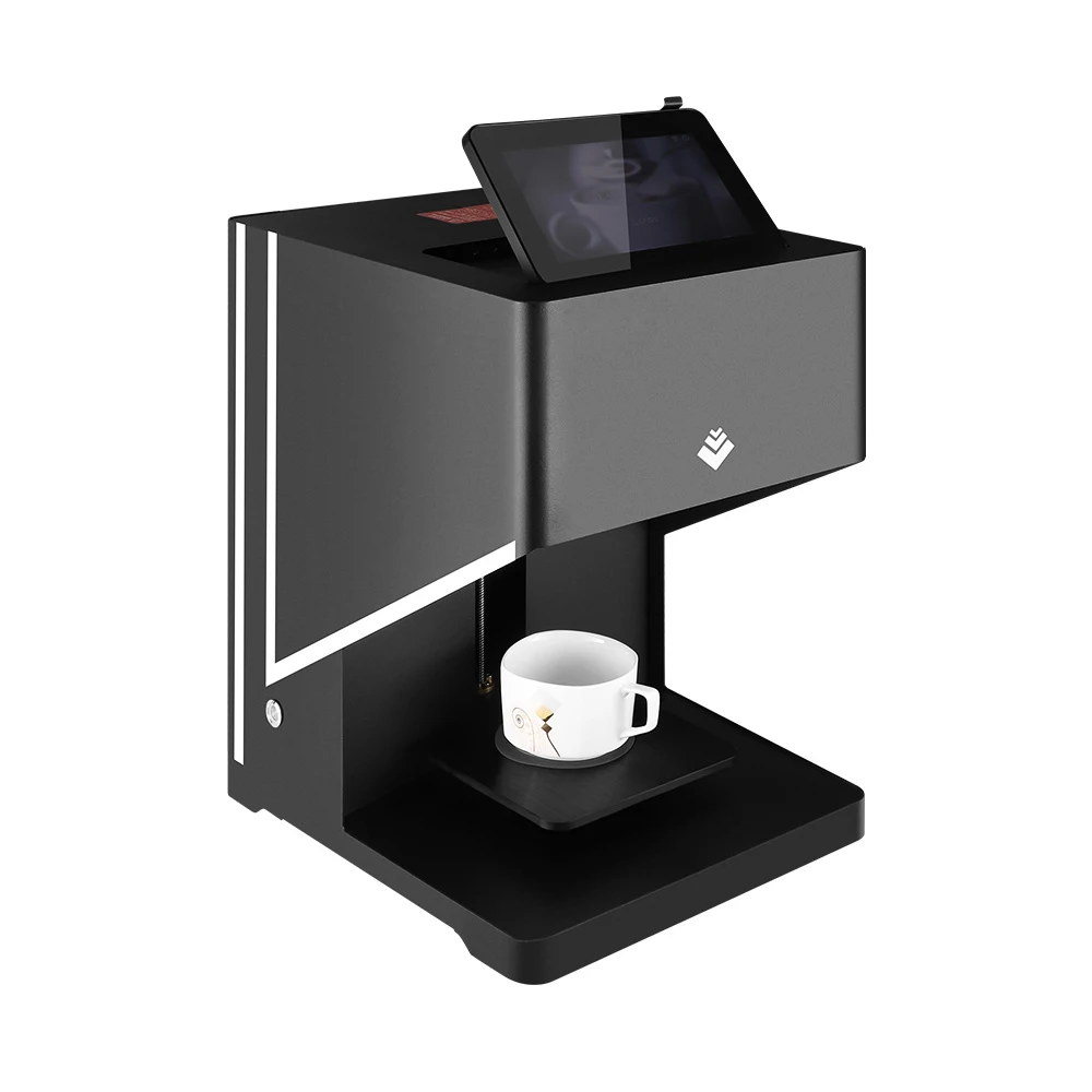 Free shipping Commercial automatic biscuit cake coffee printer printing machine