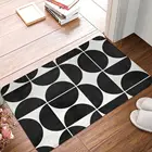 Современный напольный коврик  3 среднего века, ковер, ковер, полиэстер, нескользящий, для декора пола, ванной, кухни, спальни 40x60