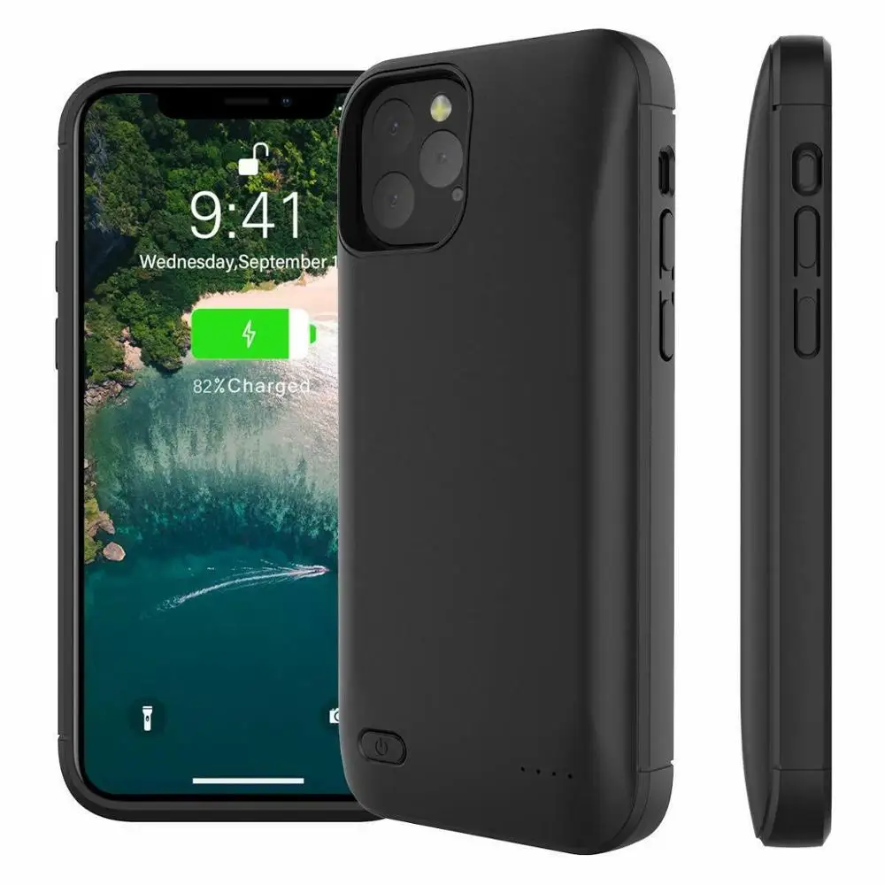 Фото Портативный внешний аккумулятор для iPhone 11 11Pro Max 6000 мАч Магнитный чехол внешнего Портативный внешний аккумулятор для iPhone 11 11Pro Max 6000 мАч Магнитный чехол внешнего