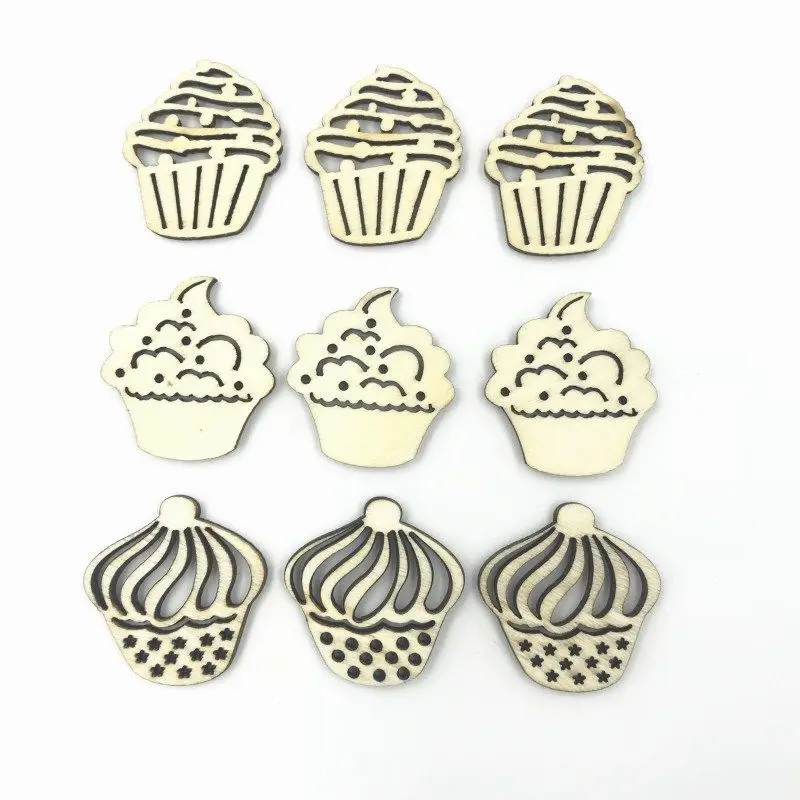 100 шт. полые украшения для торта скрапбукинг 30 мм|Пуговицы| |