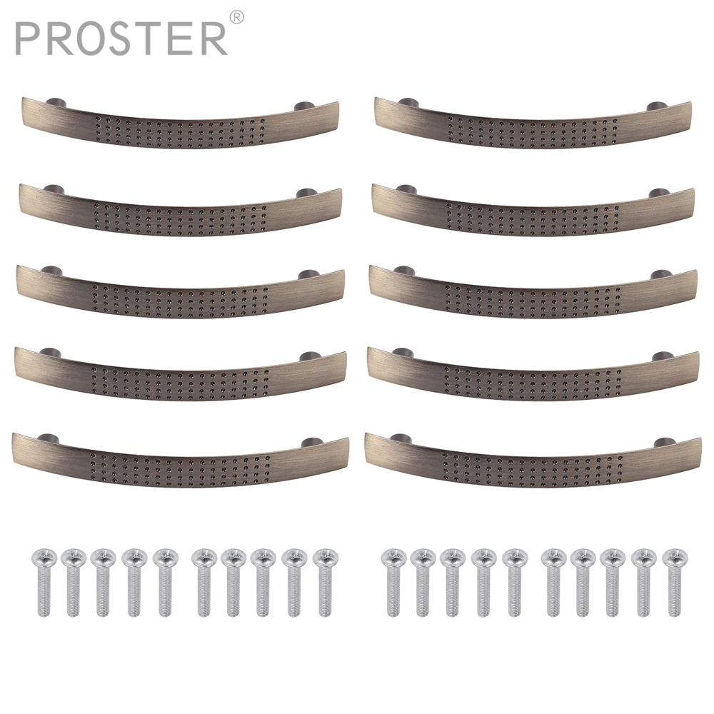 Простой 10 шт. 128 мм лук канавка кухонный шкафчик с винтовым алюминиевым сплавом