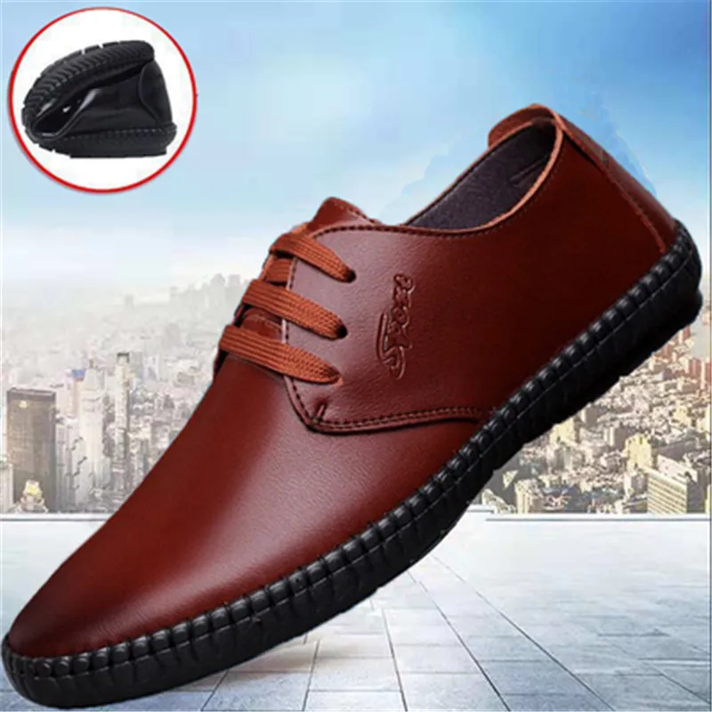 Handmade Genuine Leather Men Shoes sping autumn Business fashion Casual Brand Fashion Loafers Walking Footwear | Обувь