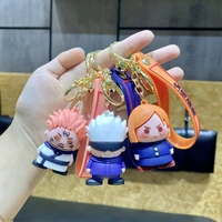 jujutsu kaisen anime cosplay keychain gojo itadori fushiguro kugisaki sukuna kawaii doll bag pendant fans gift bag decorations