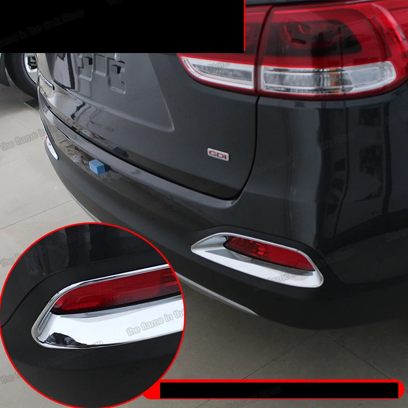 Lsrtw2017 abs Автомобильная Передняя и задняя противотуманная Рамка для kia sorento prime 2015