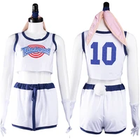space jam lola bunny cosplay costume outfits halloween carnival suit