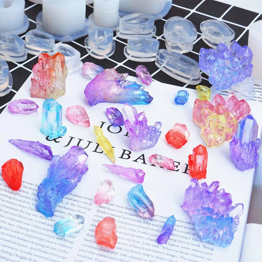 Transparent Silicone Mold Jewelry Pendant Dried Flower Charms Making Mould DIY Tool Epoxy Resin Craft | Дом и сад
